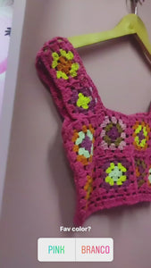 Marthina cropped crochet
